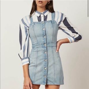 Boyish The Kennedy Snap Front Denim Dress in Misfits